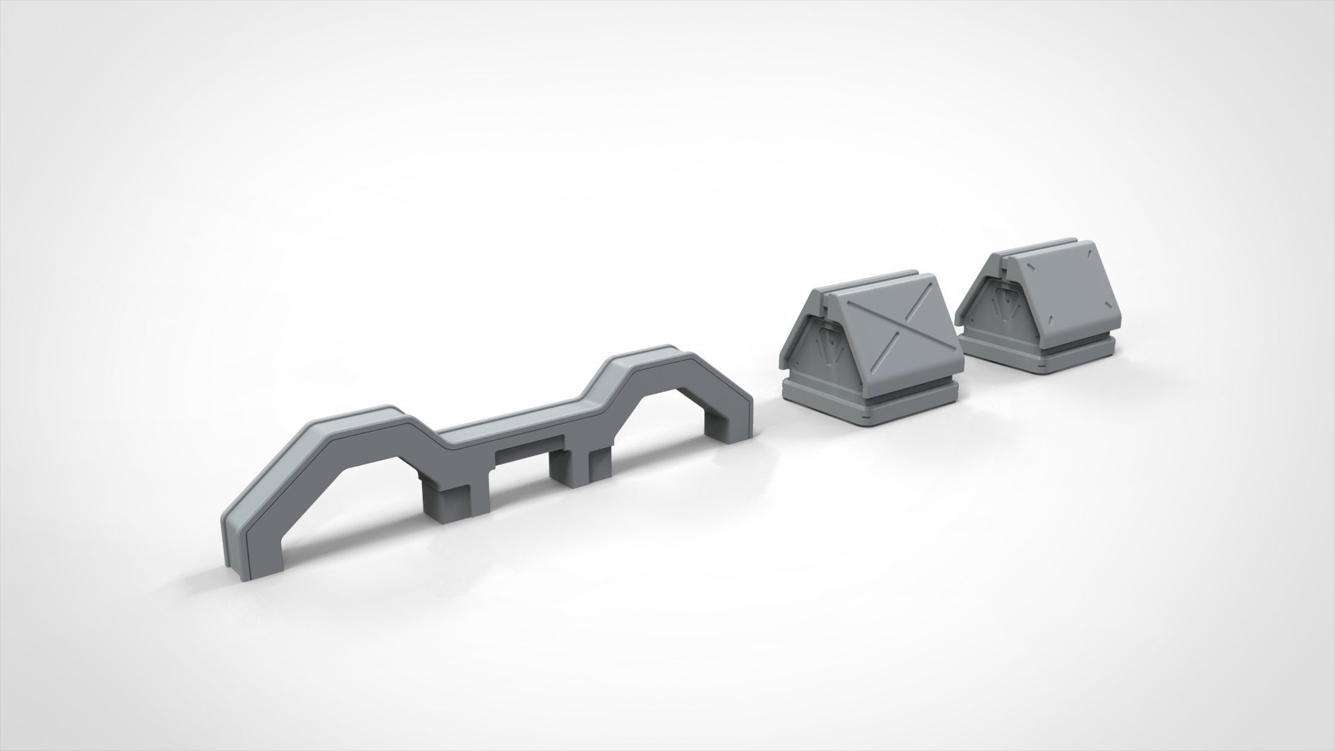 sci-fi Architecture kitbash 17 3D model_31