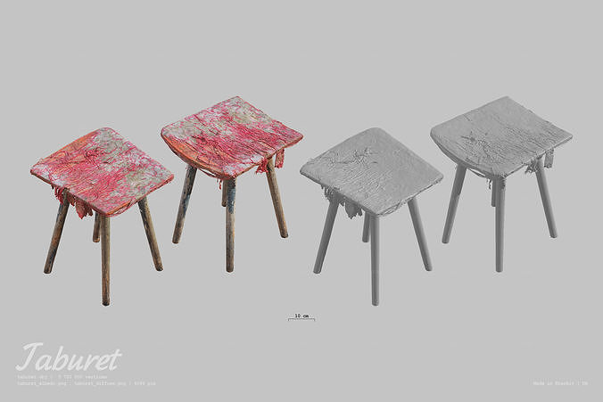 Taburet RAW Scan 3D model