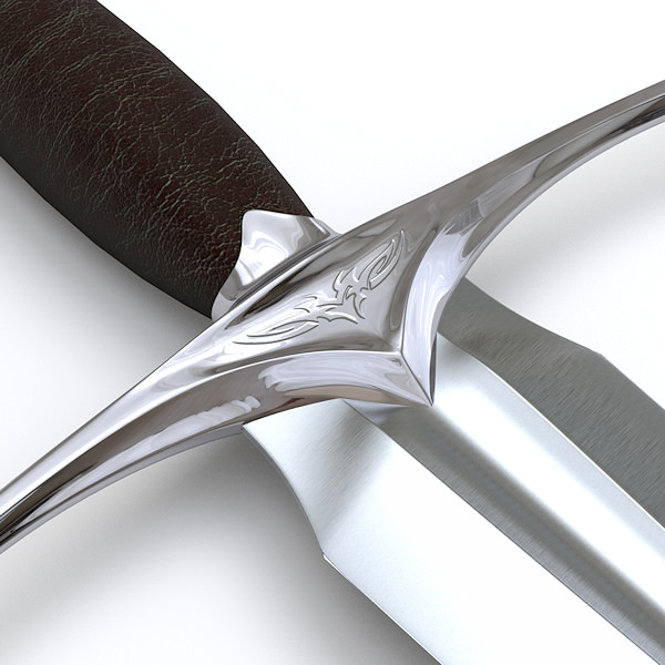 Medieval sword 3D model_5
