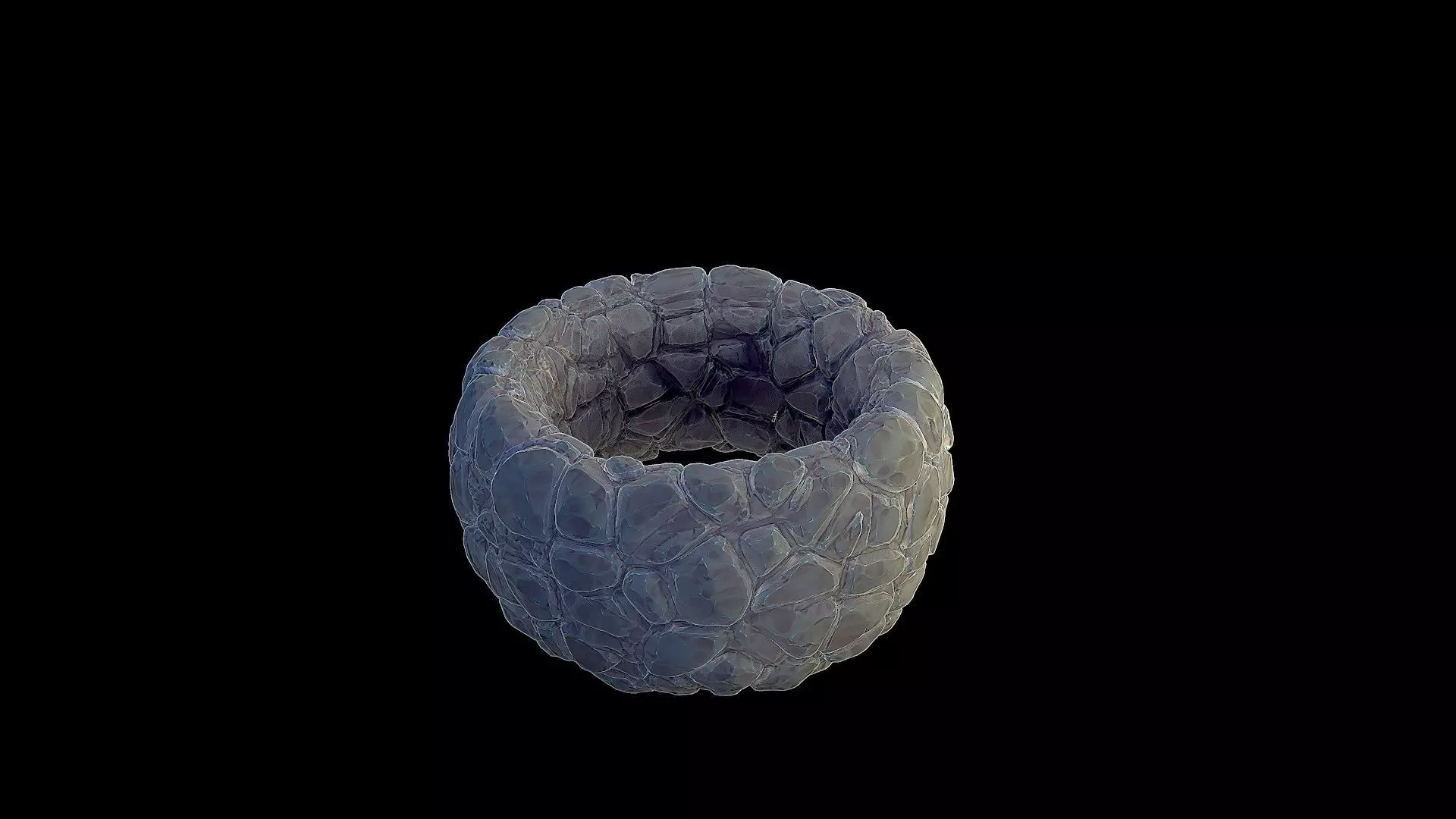 Stylized Rock 4 Low-poly 3D model