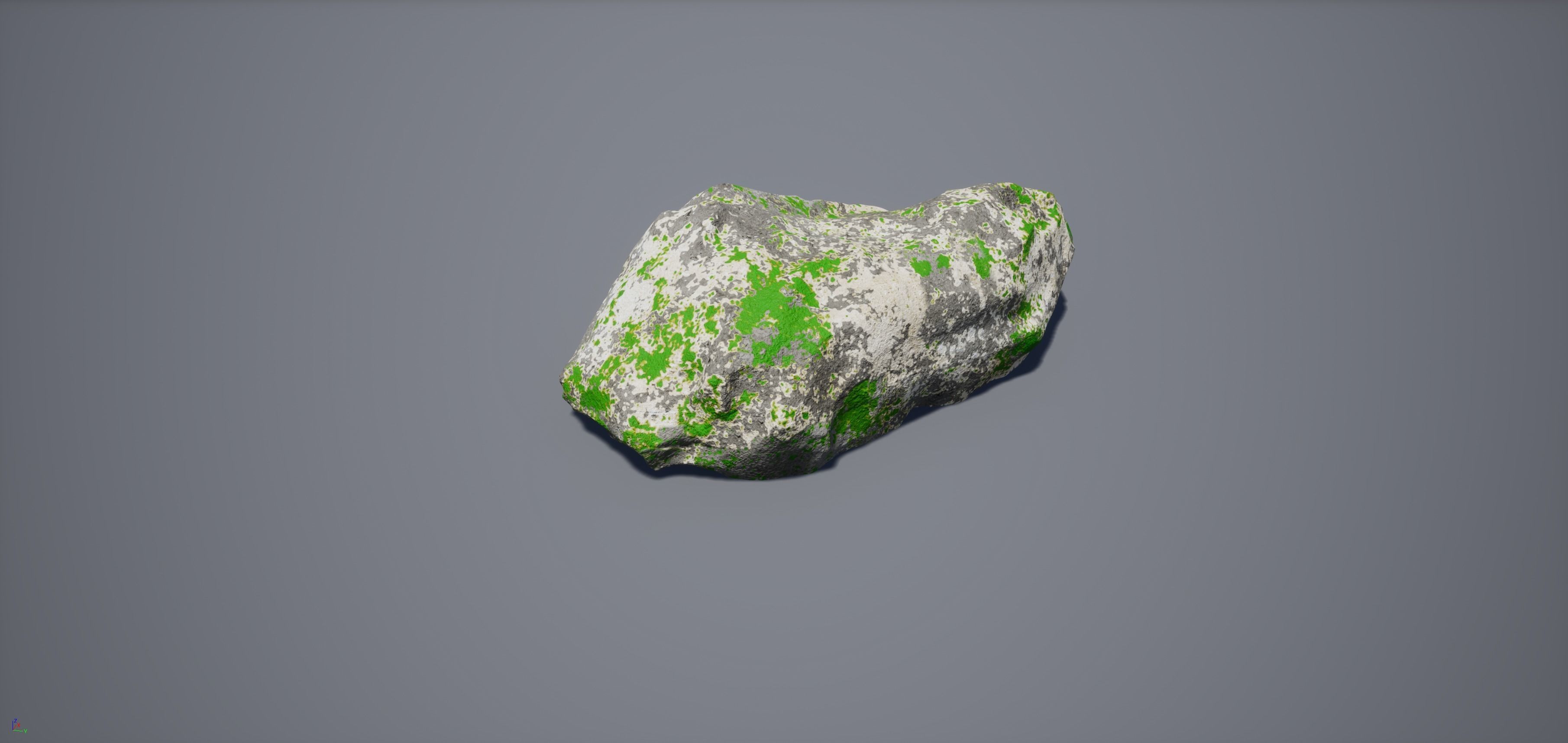  3D Low Poly Realistic Little Rock Free low-poly 3D model_3