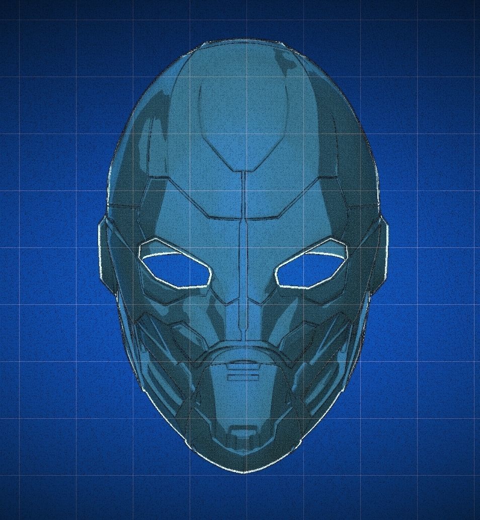 EXO - 1 Helmet Destiny 3D print model_16