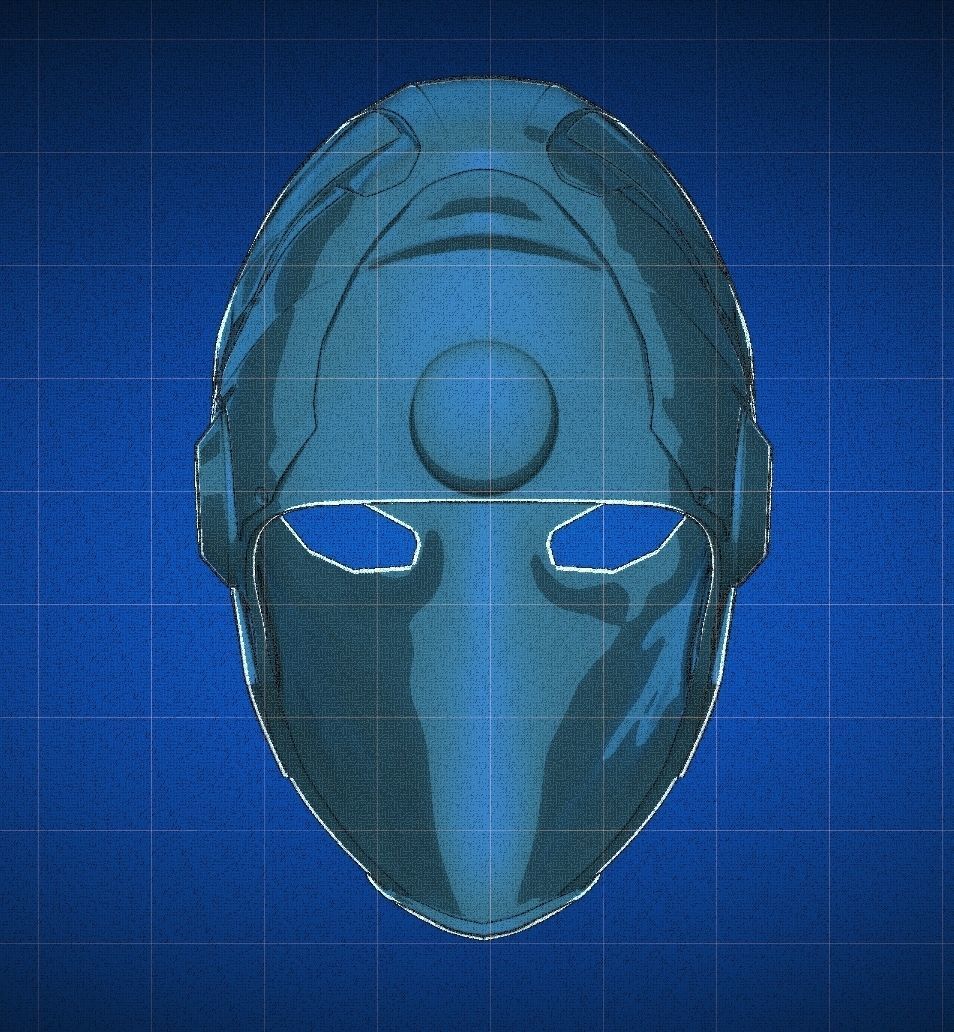 EXO - 1 Helmet Destiny 3D print model_19