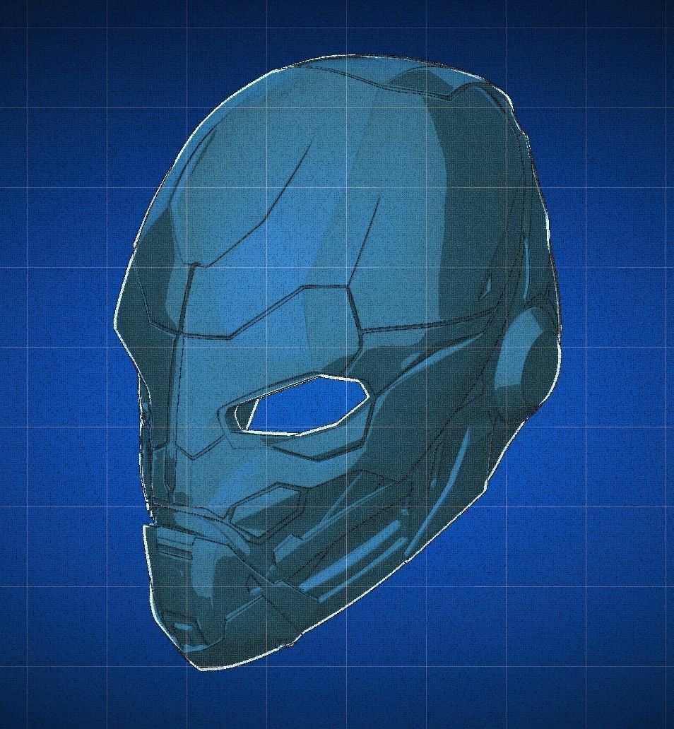 EXO - 1 Helmet Destiny 3D print model_18