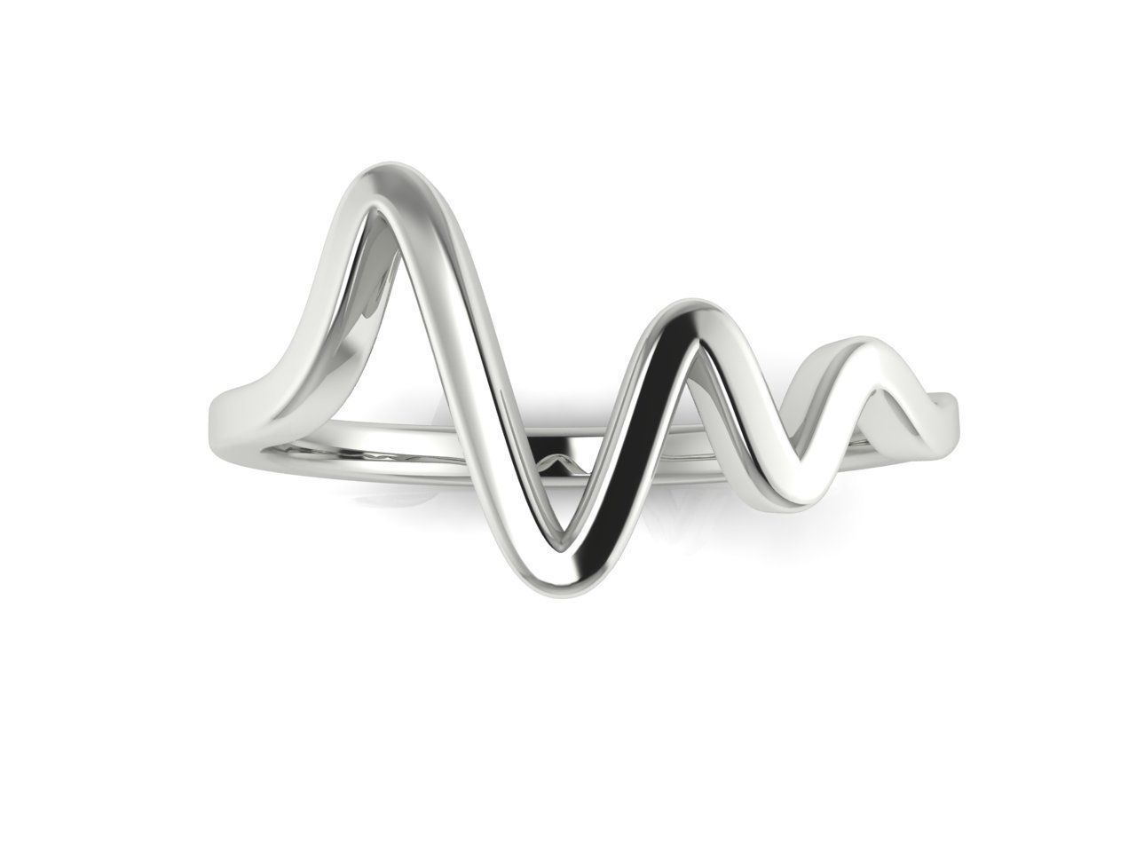 Ring 123 3D print model_3