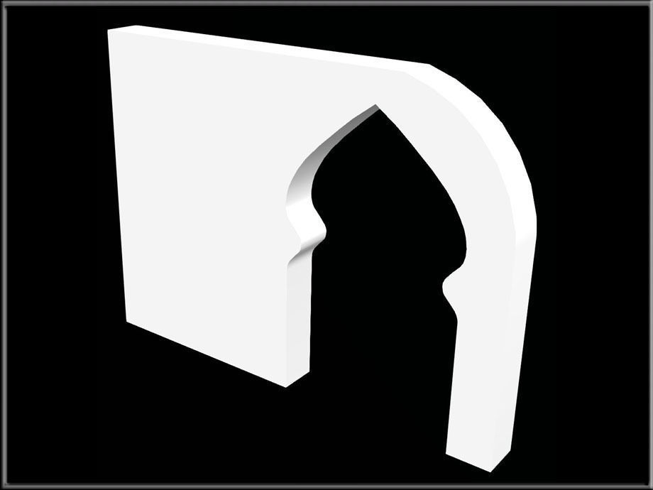 Lancet Arch 02 Low-poly 3D model_3