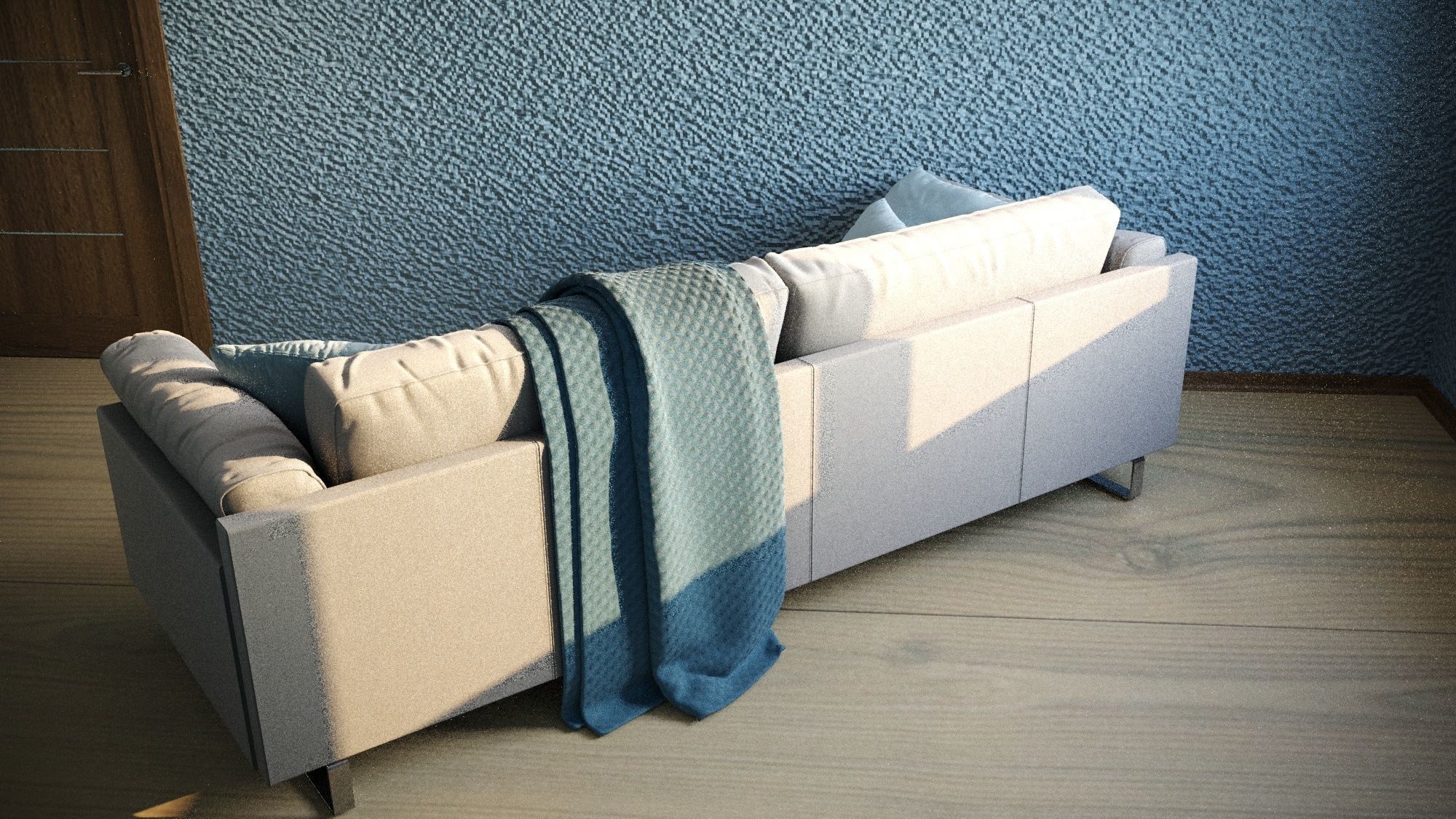 Divan sofa 3D model_2