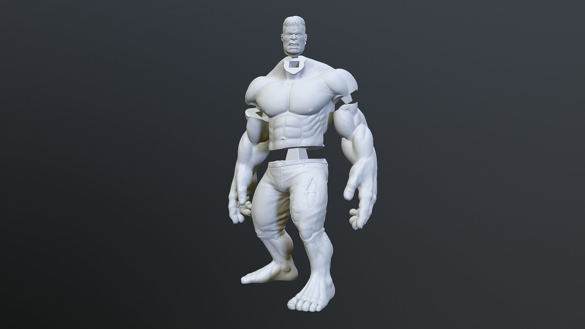Hulk 3d print model 3D print model_3