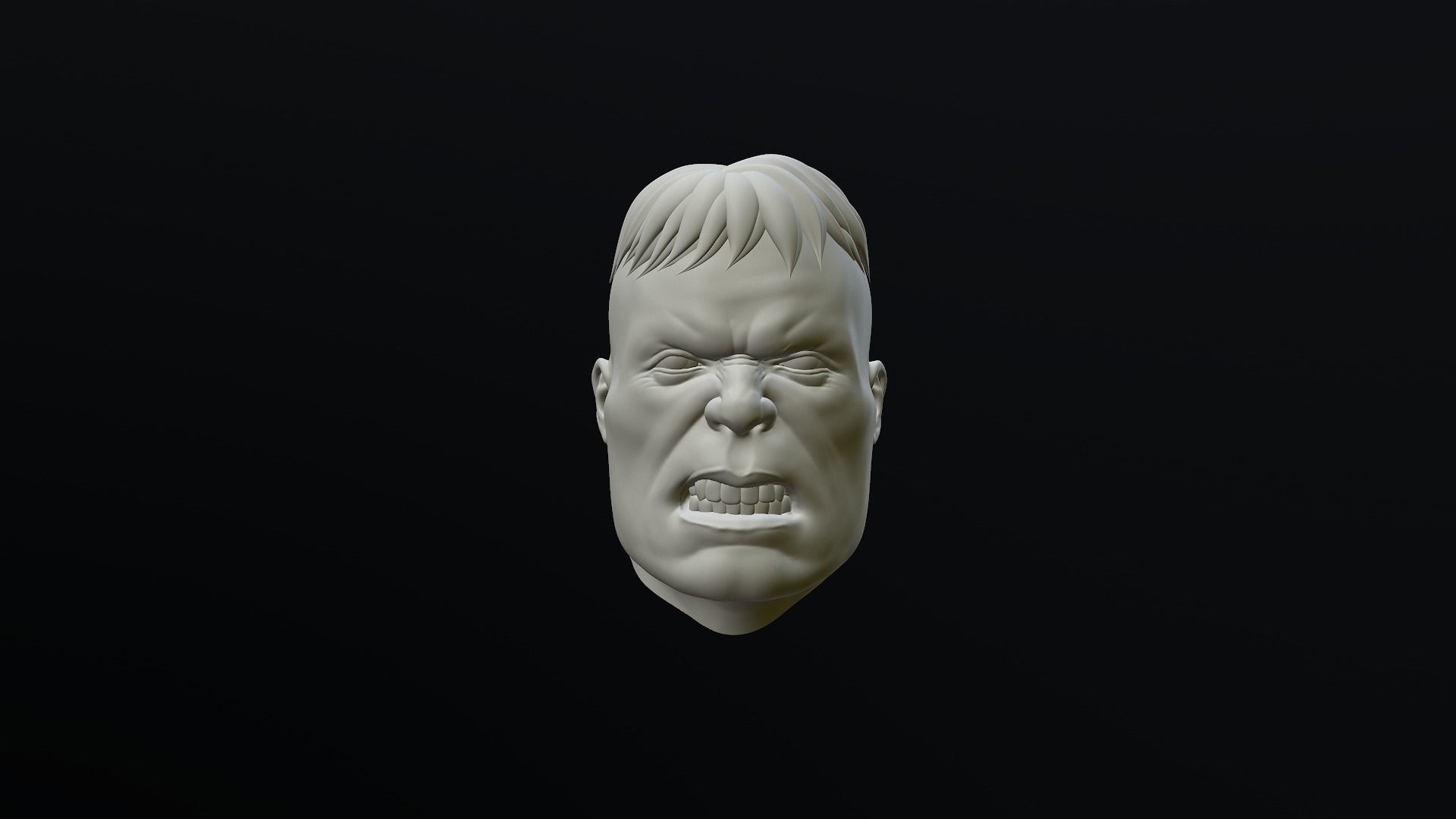 Hulk 3d print model 3D print model_9