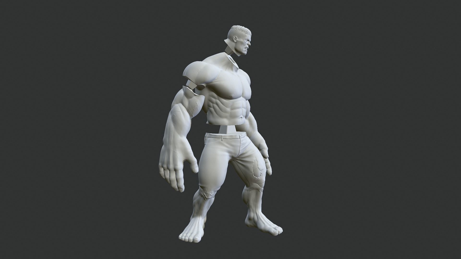 Hulk 3d print model 3D print model_6