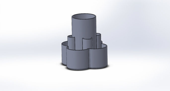 Round Pen Cady Free 3D print model