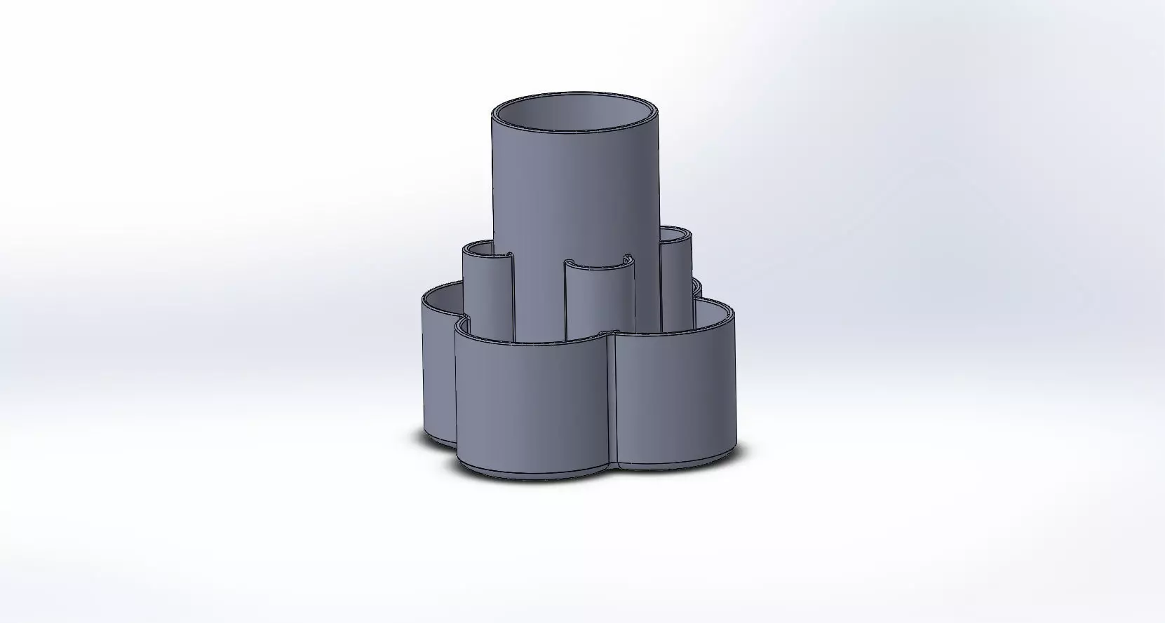 Round Pen Cady Free 3D print model
