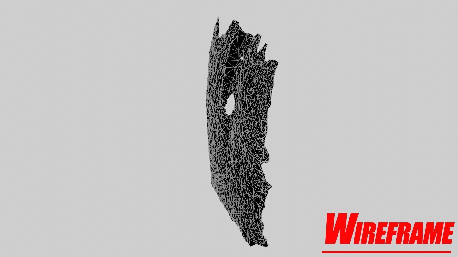 Rusty Shovel Blade Low-poly 3D model_19