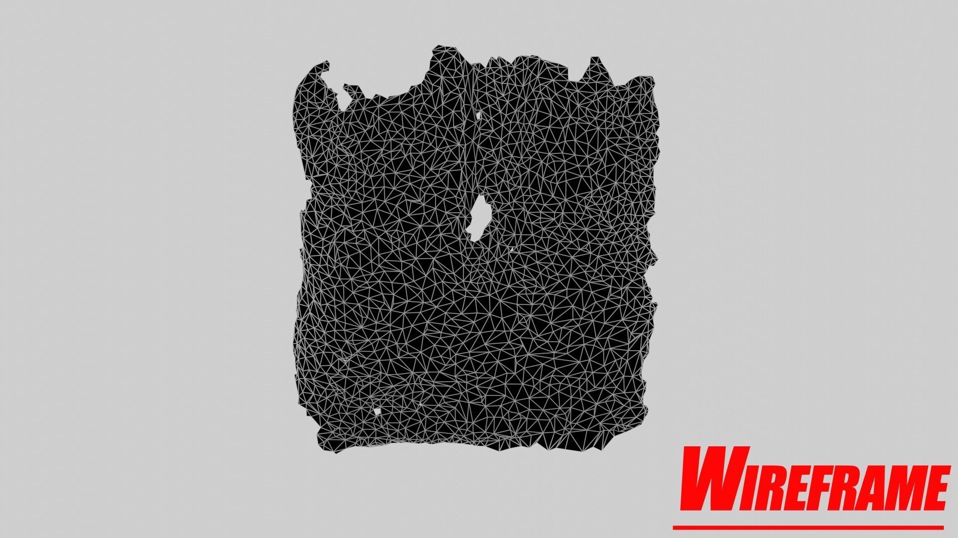 Rusty Shovel Blade Low-poly 3D model_17