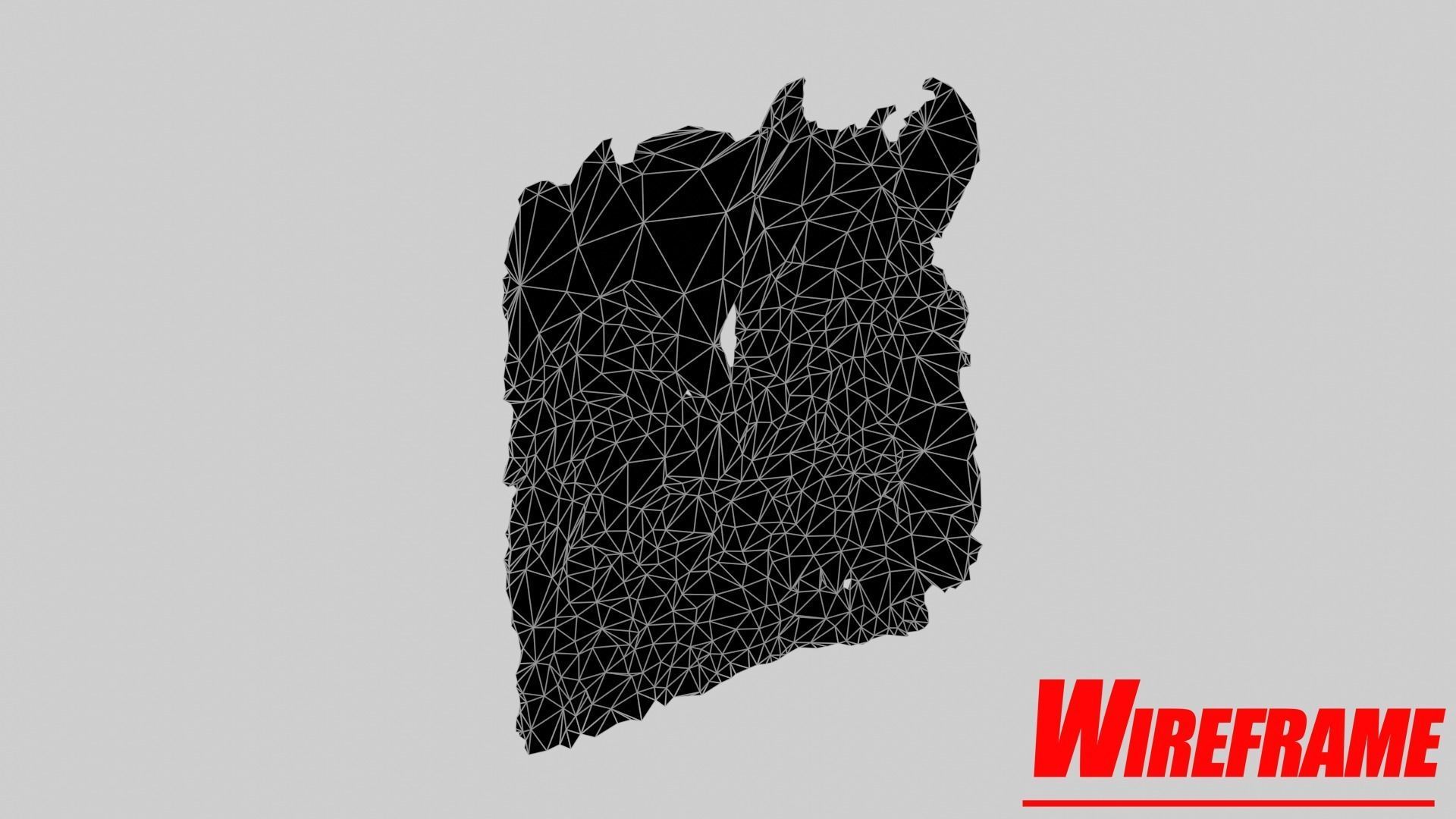 Rusty Shovel Blade Low-poly 3D model_21