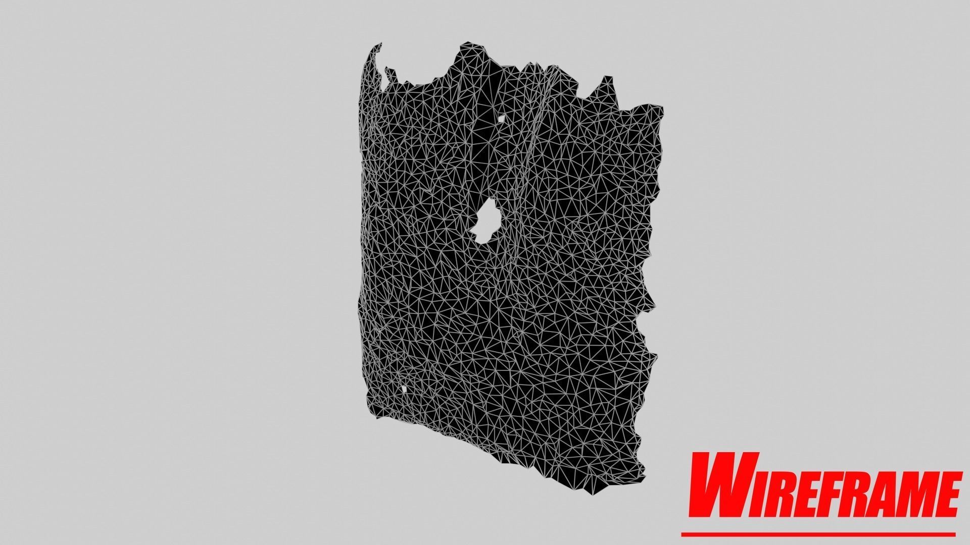 Rusty Shovel Blade Low-poly 3D model_18