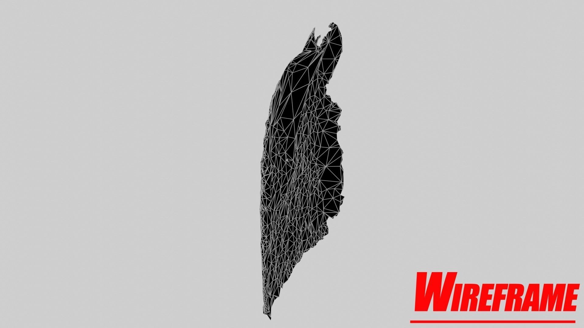 Rusty Shovel Blade Low-poly 3D model_20