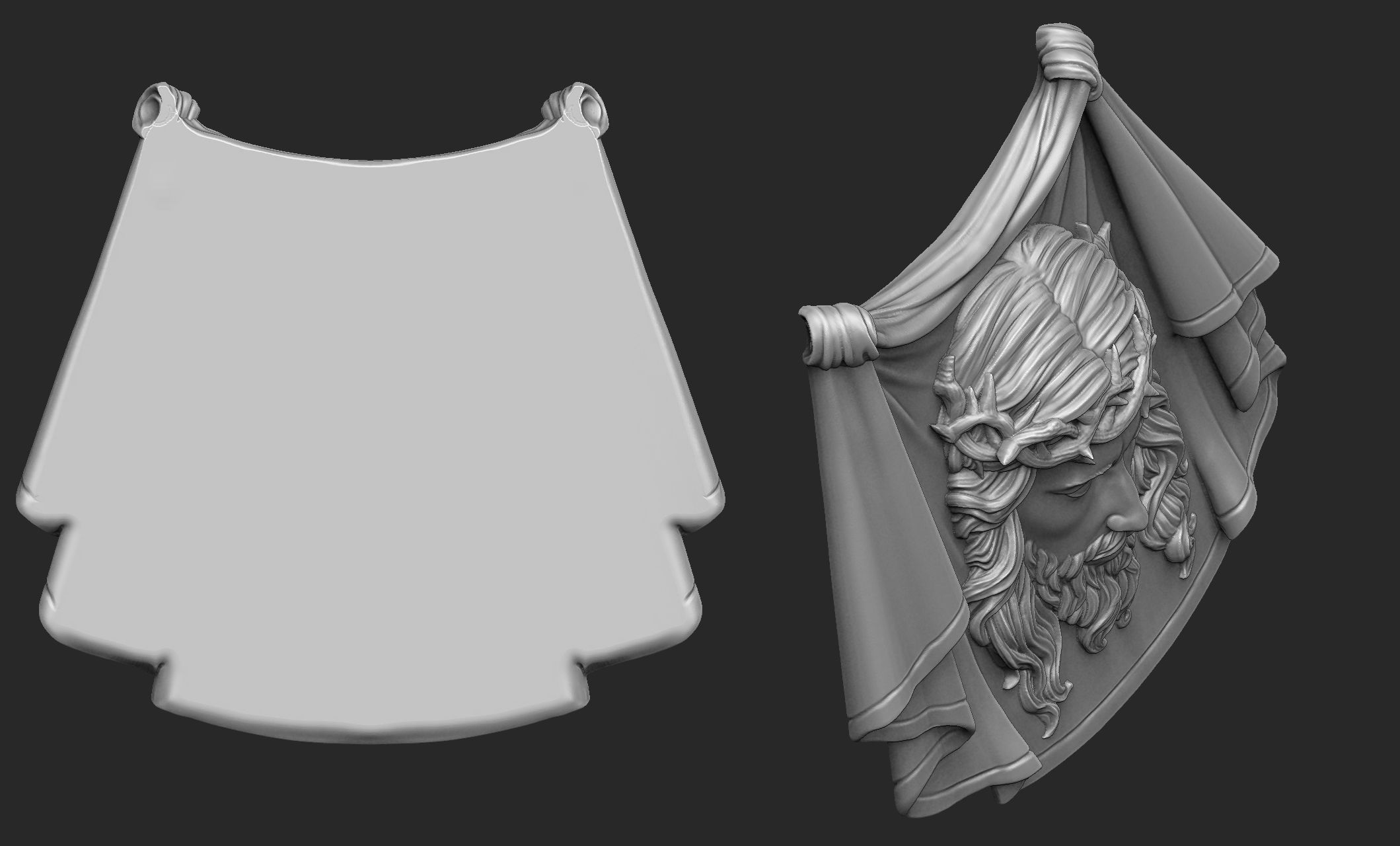 Veil Of Veronica Printable 3D Model 3D Printable CGTrader