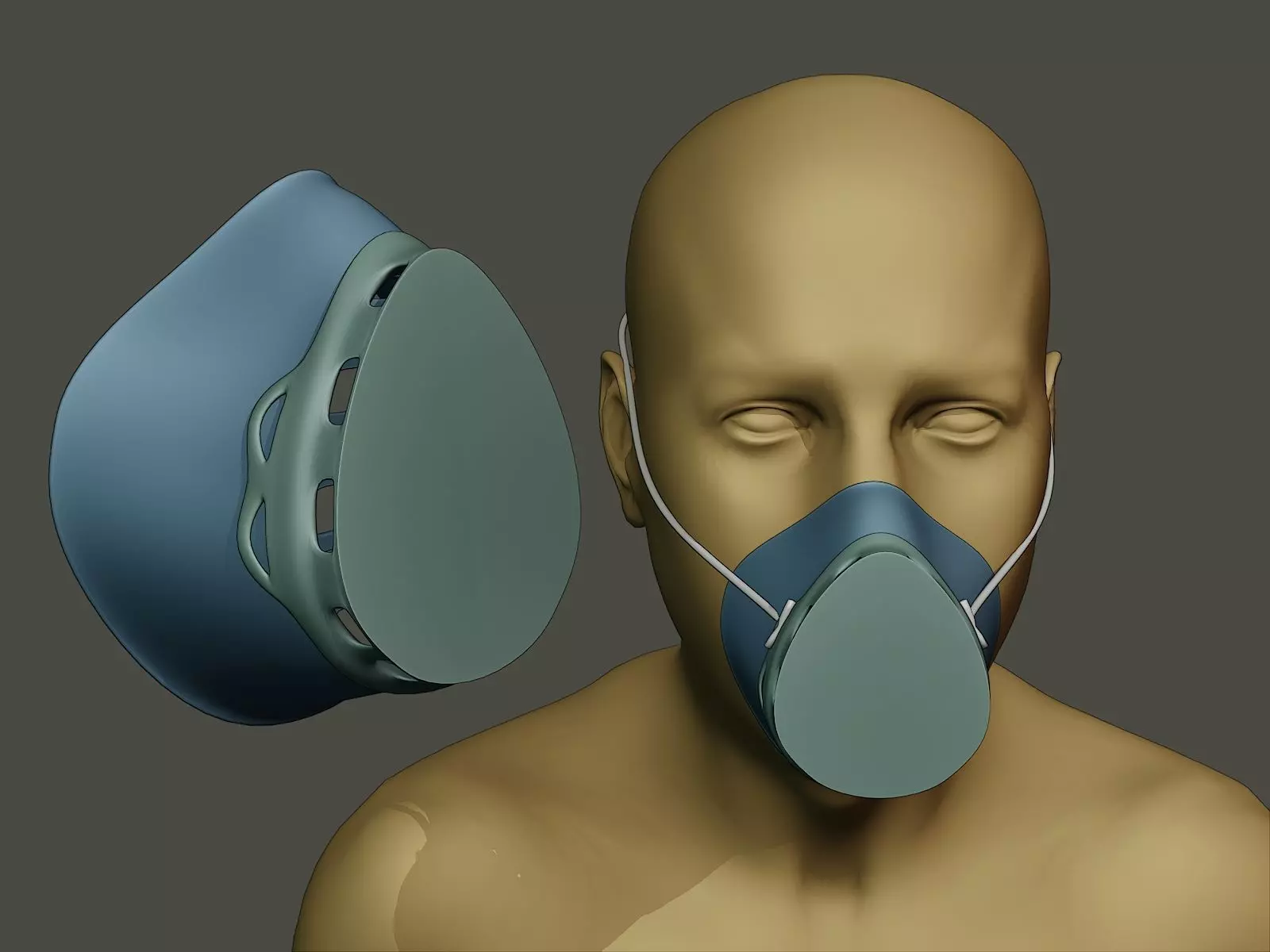 Face Mask Free 3D print model_0