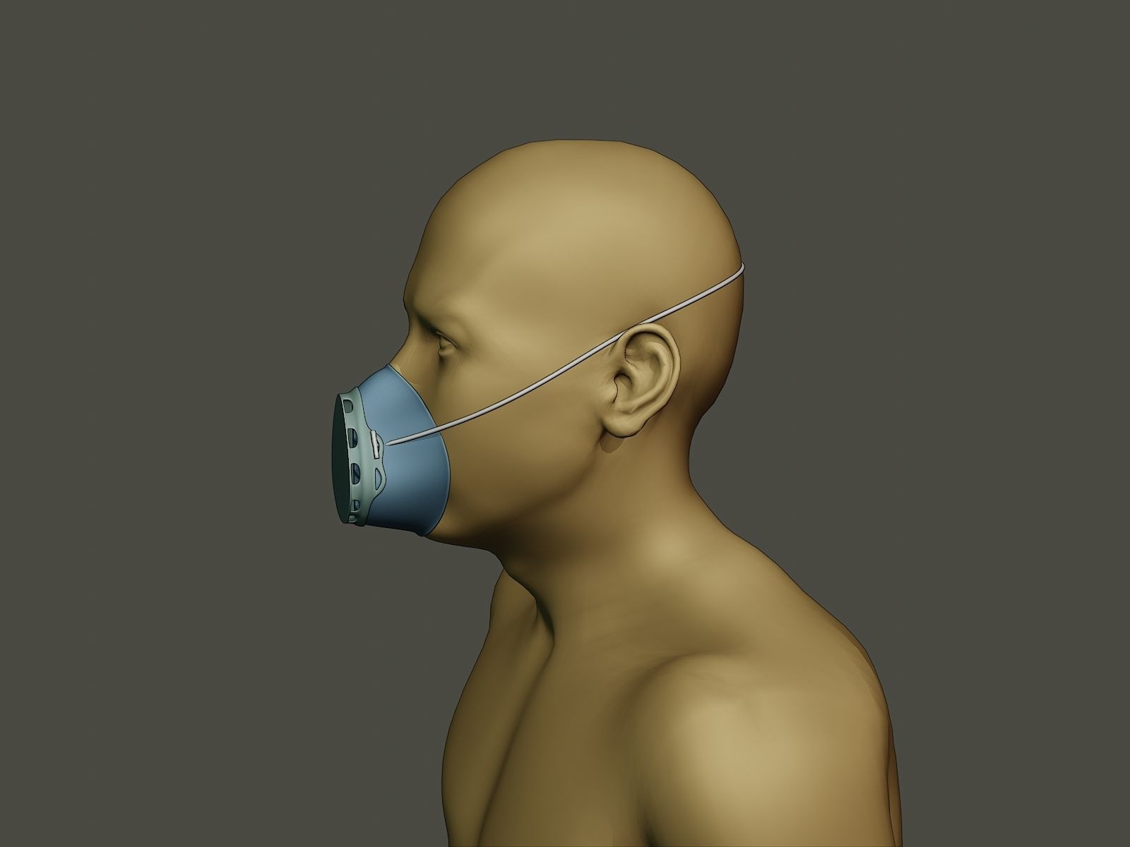 Face Mask Free 3D print model_3
