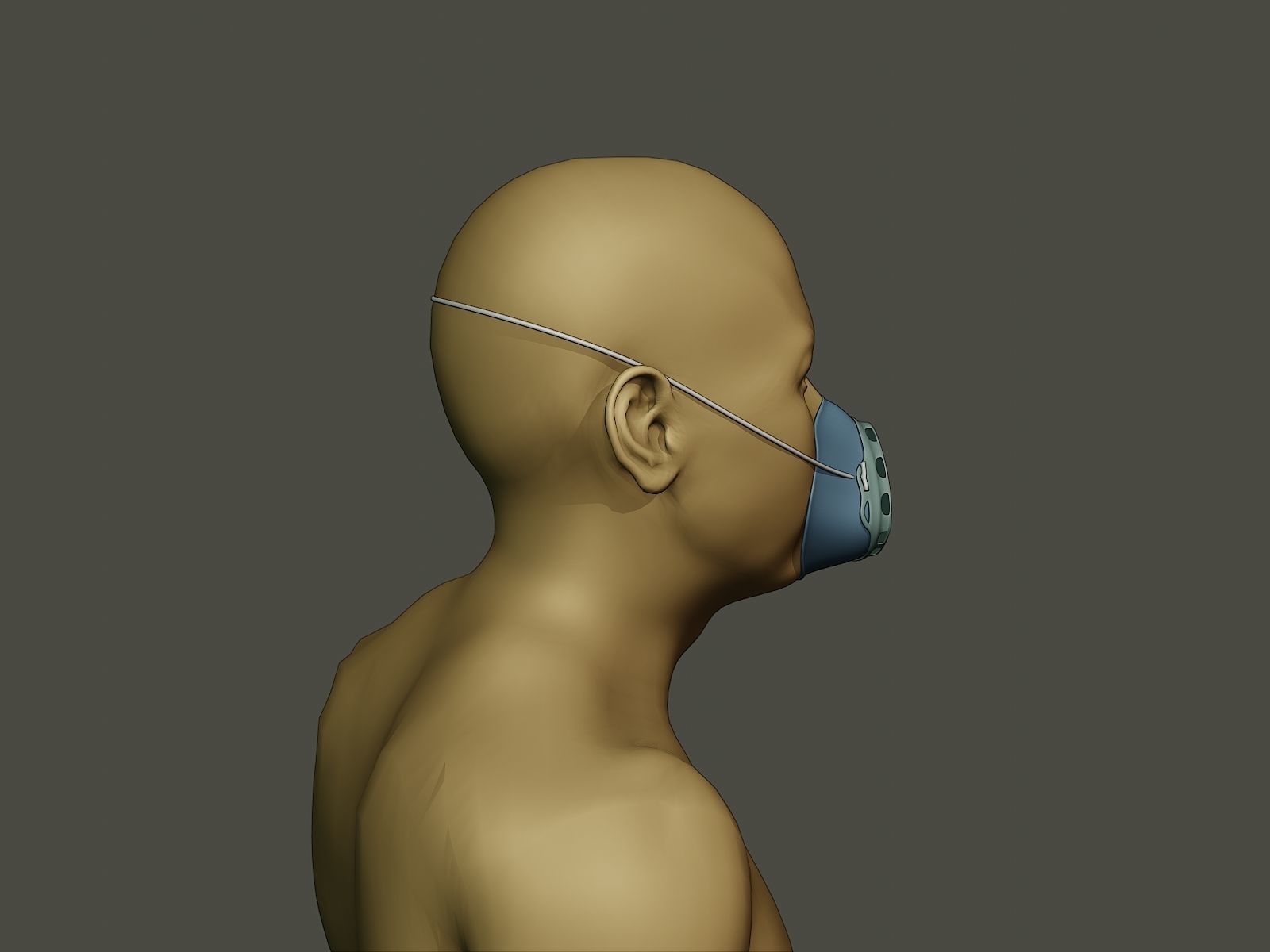 Face Mask Free 3D print model_10