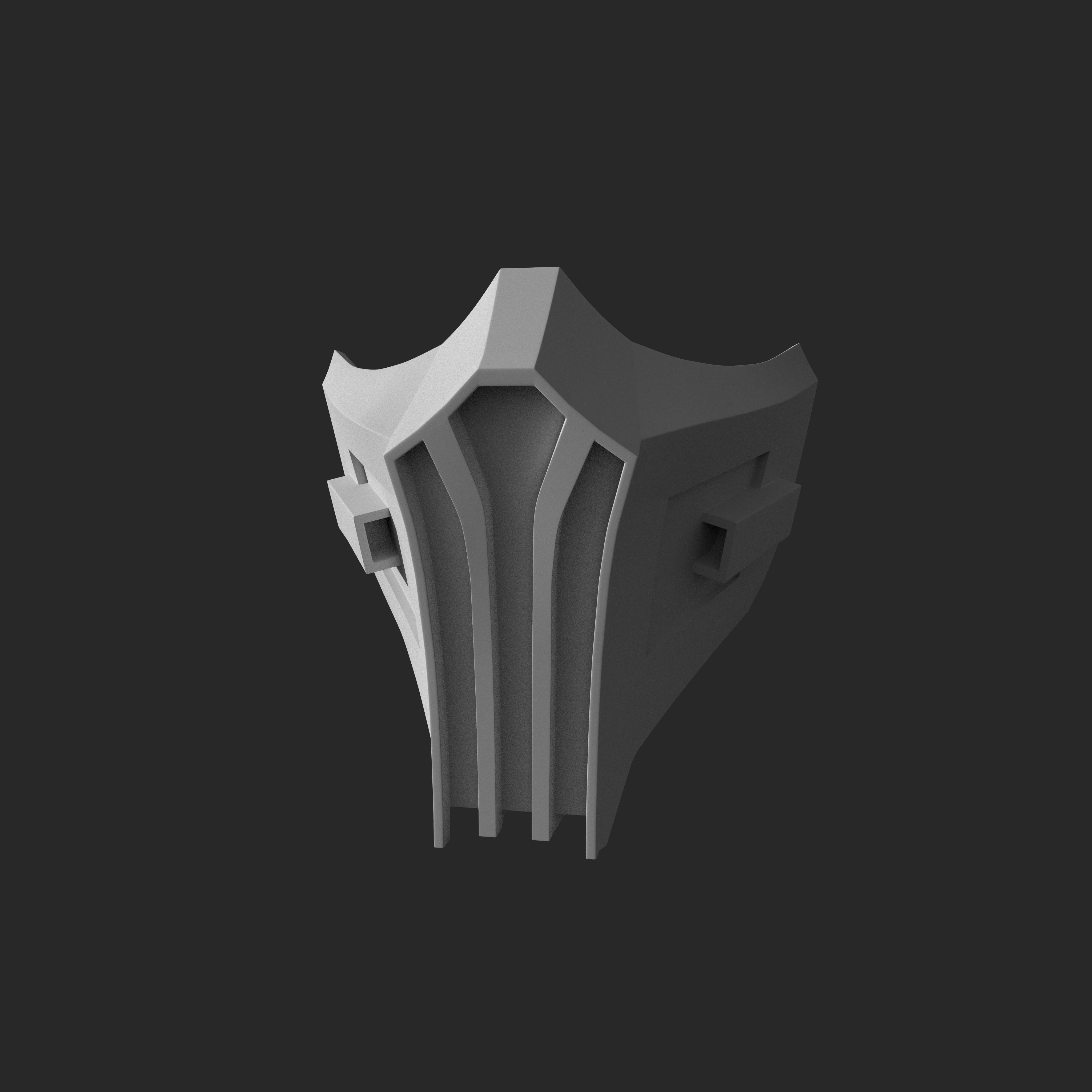 Noob Saibot Mask from Mortal Kombat 3D print model_3