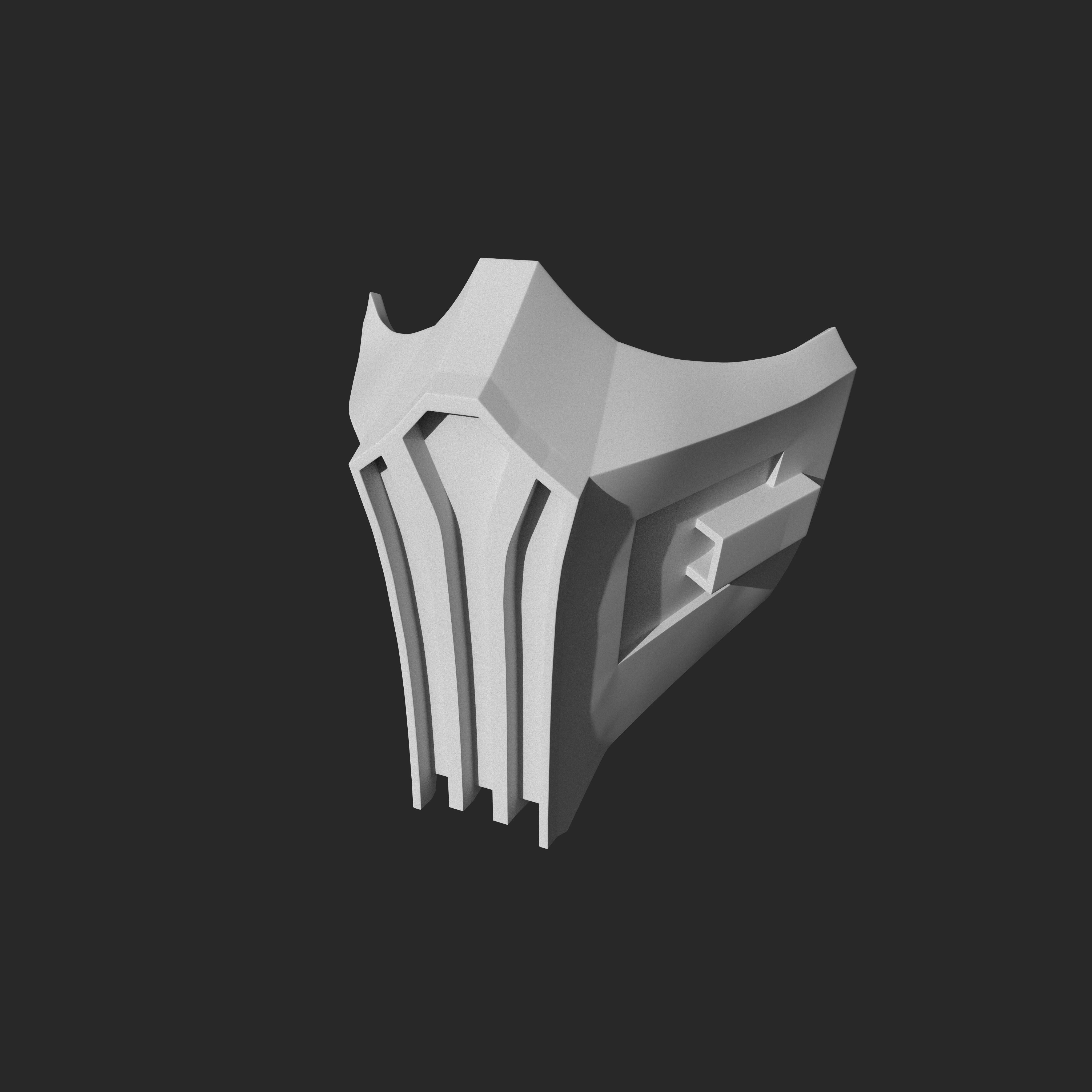 Noob Saibot Mask from Mortal Kombat 3D print model_1