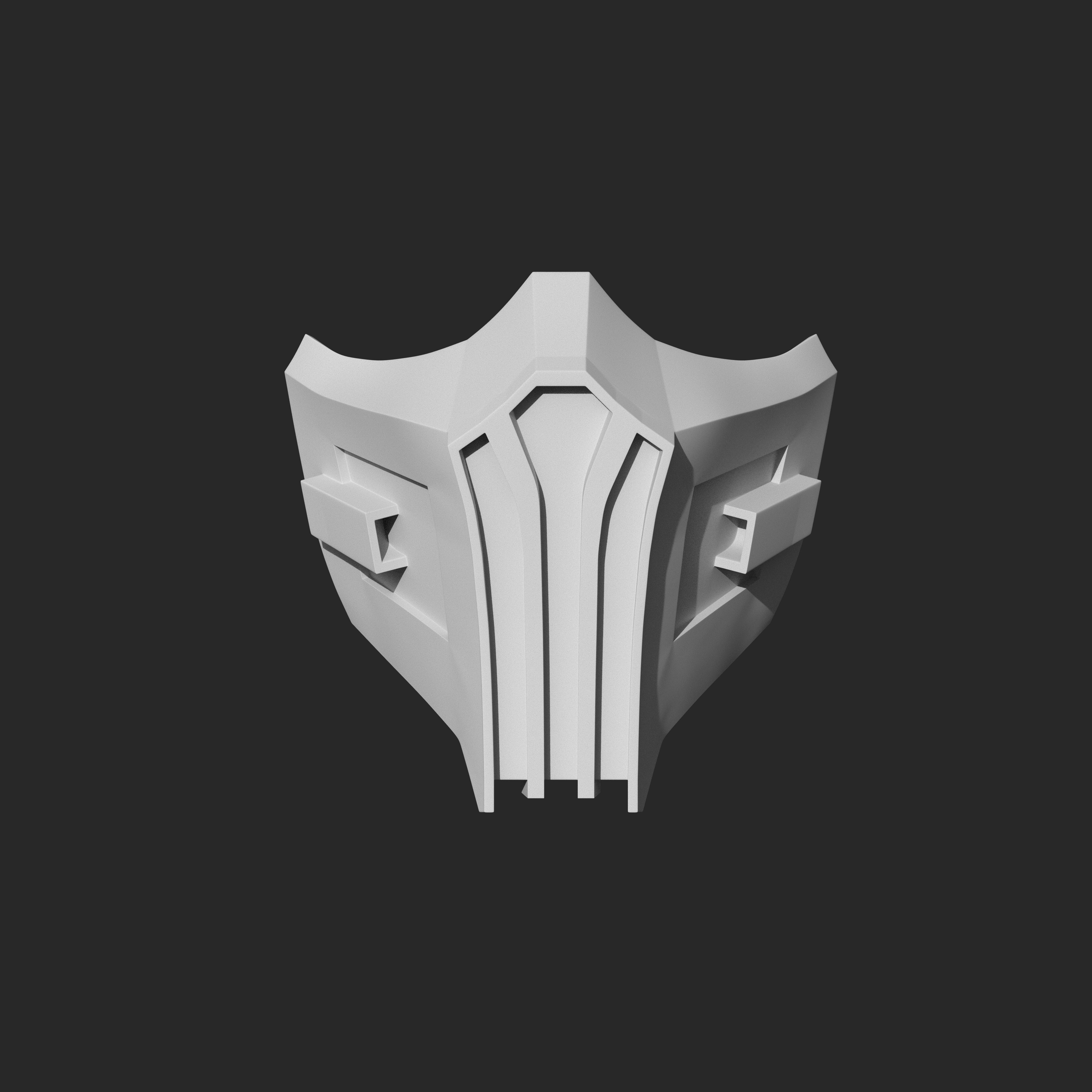 Noob Saibot Mask from Mortal Kombat 3D print model_4