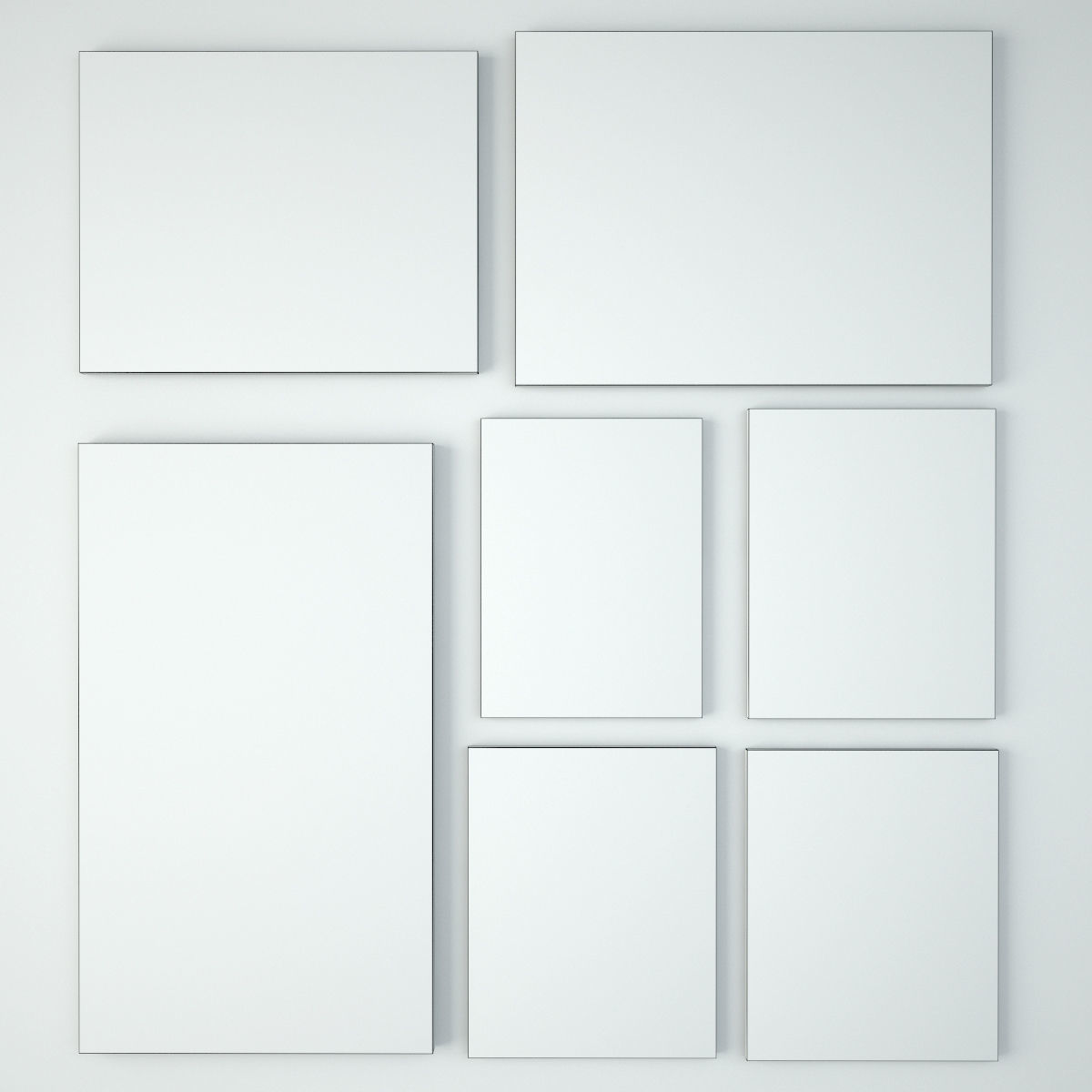 Balinese Garden Bird Paintings 3D model_2