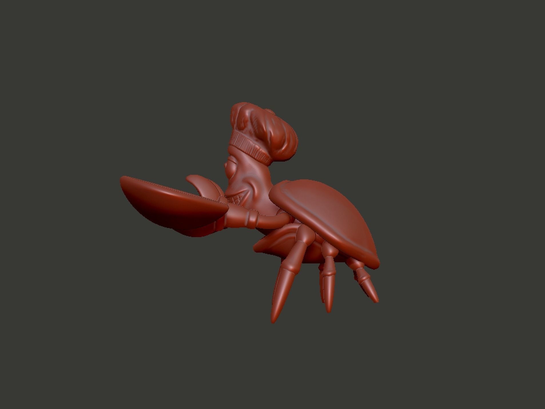 Chef Sebastian Spoon Holder 3D print model_11