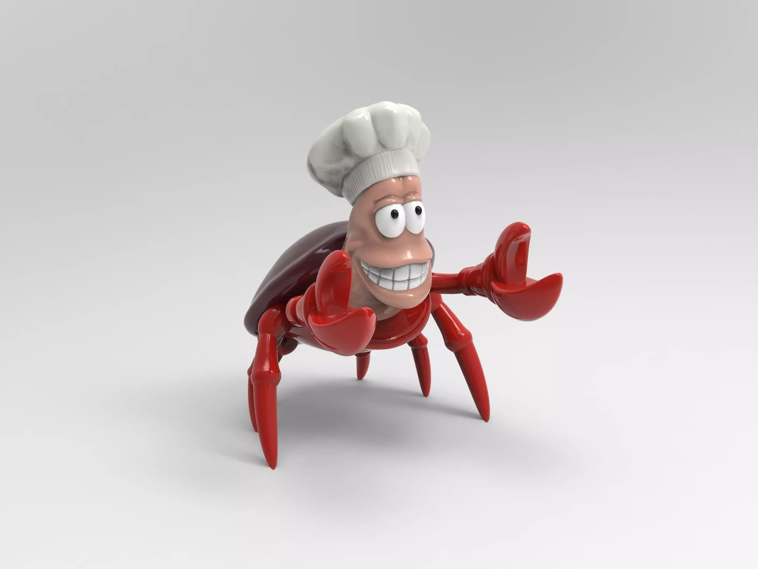 Chef Sebastian Spoon Holder 3D print model_0