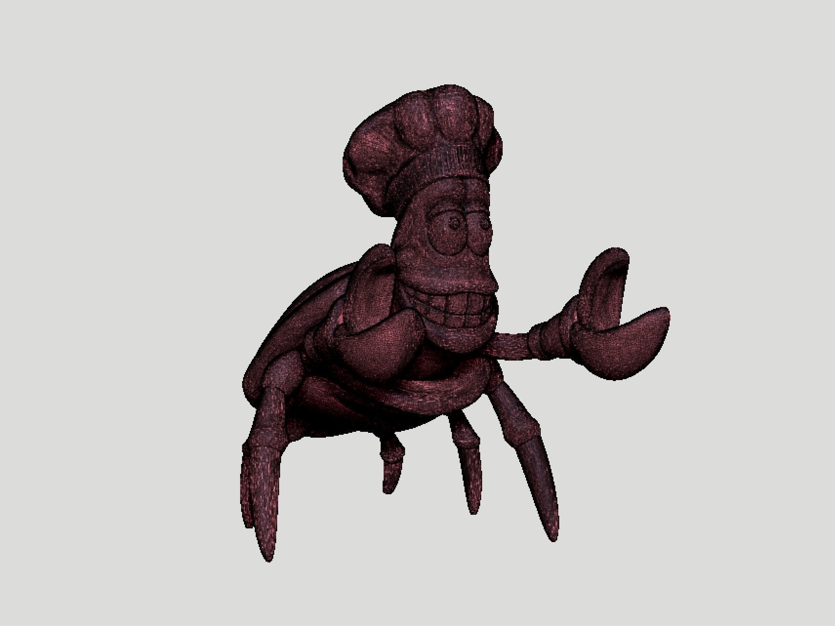 Chef Sebastian Spoon Holder 3D print model_7