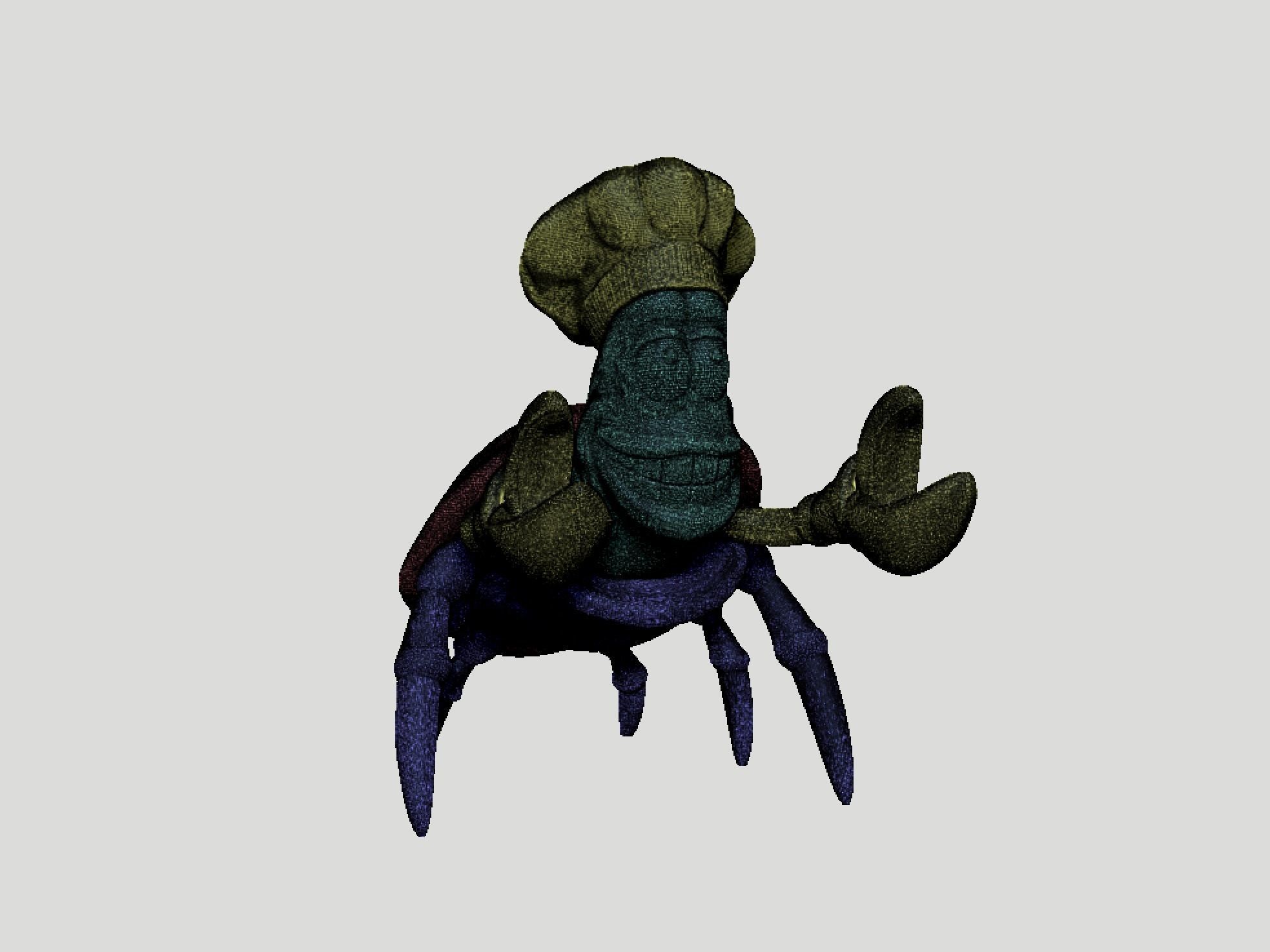 Chef Sebastian Spoon Holder 3D print model_5