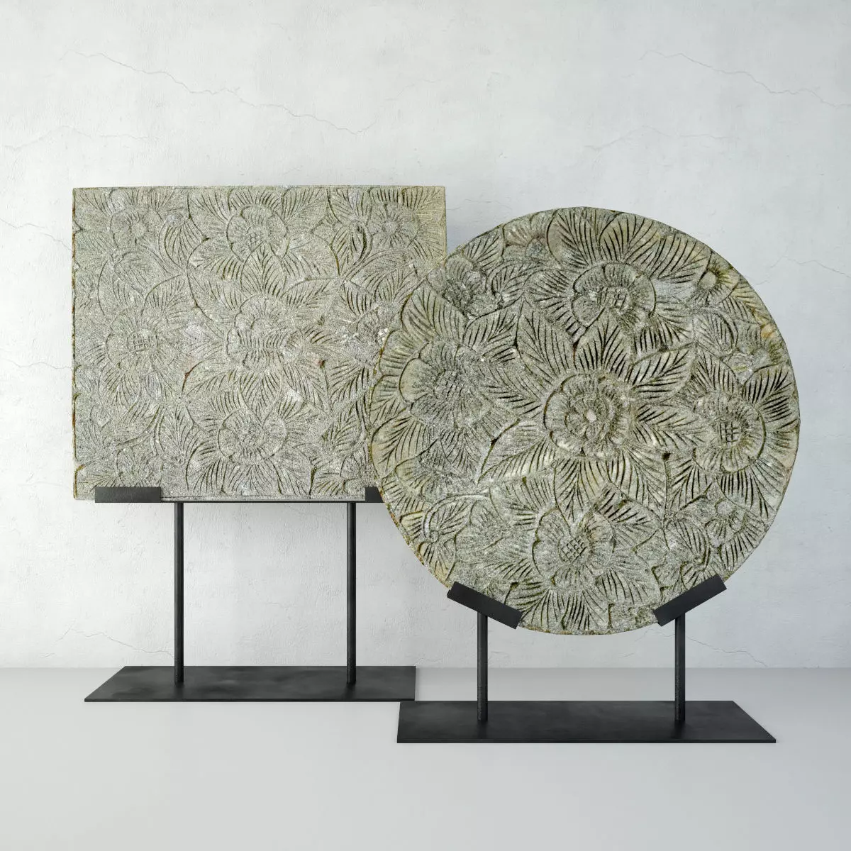 Garden Stepping Stones 3D model_0