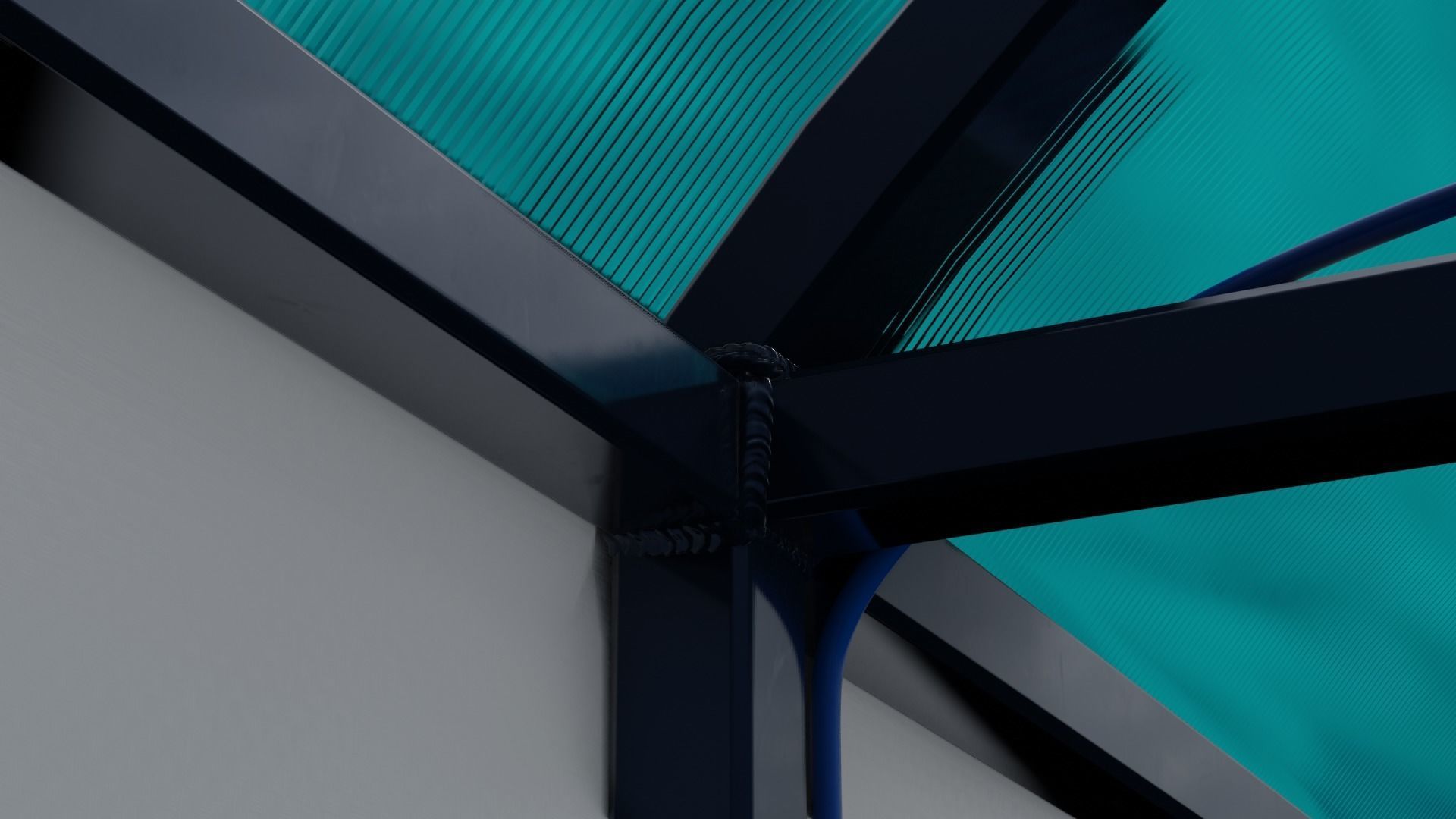 Disinfection tunnel 3D model_4