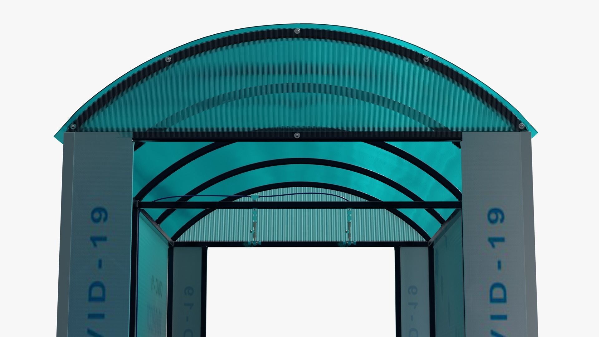 Disinfection tunnel 3D model_2