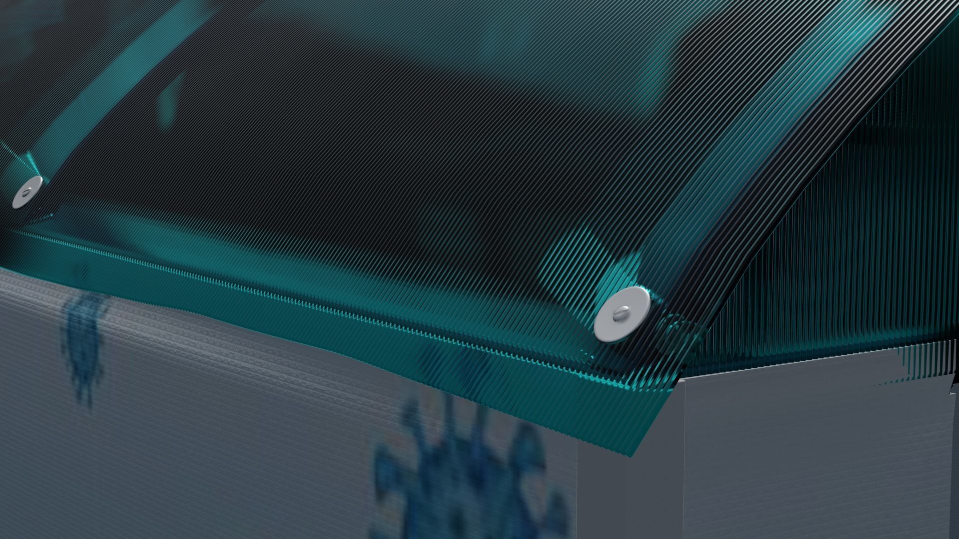 Disinfection tunnel 3D model_5