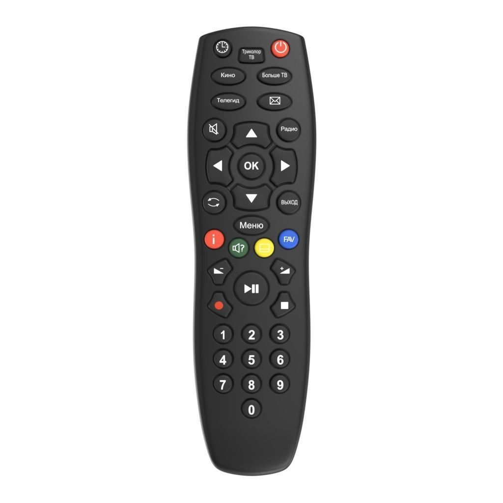 TV Remote Control DDL-1034 3D model_1