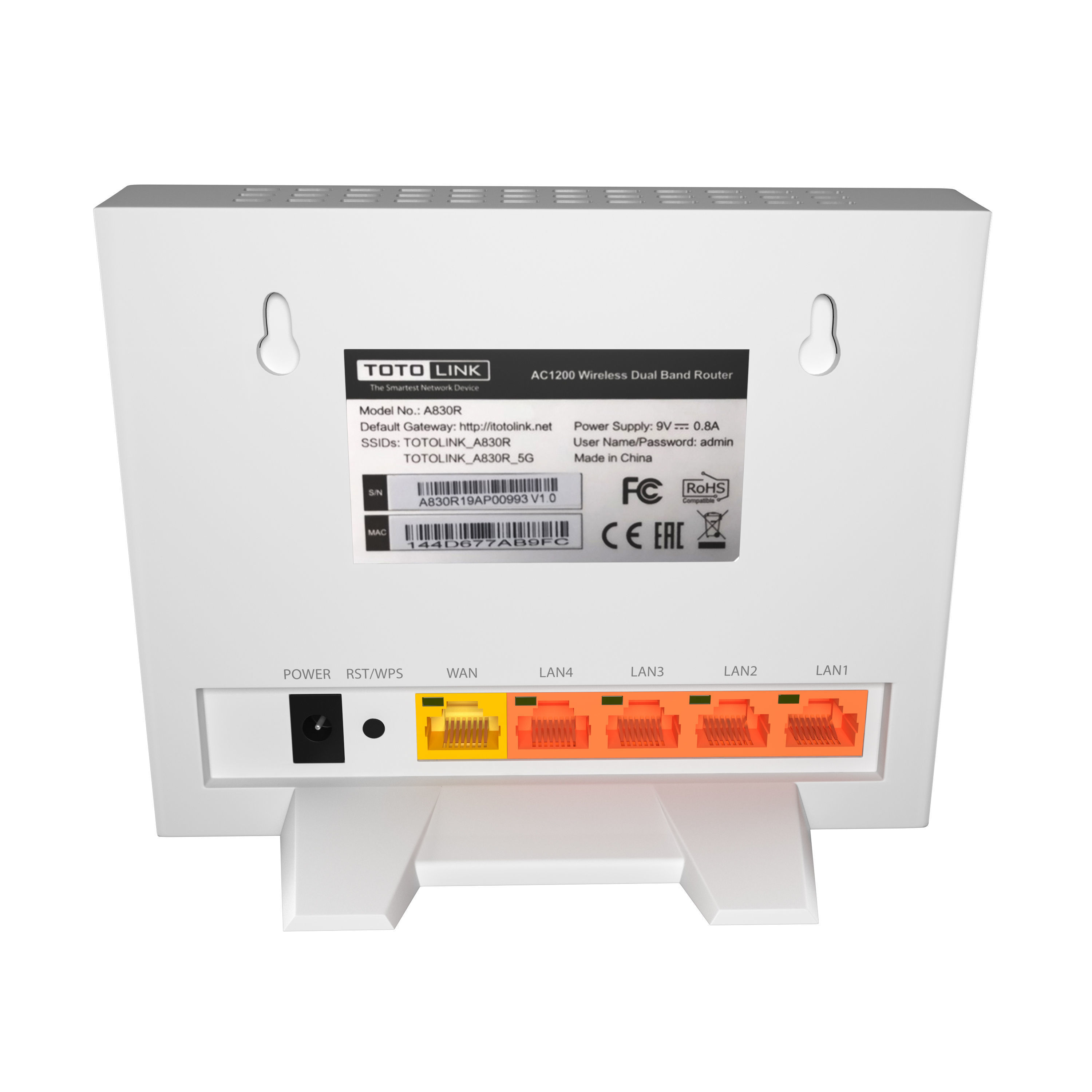  Tenda Wireless Router TOTOLINK A830R  3D model_3