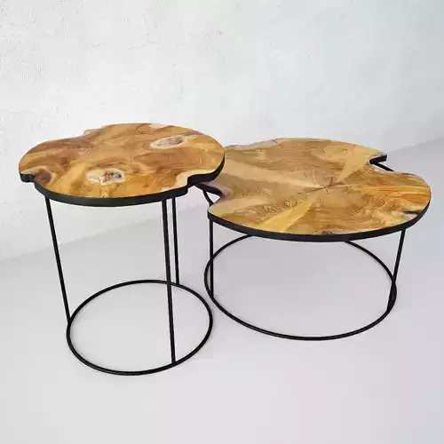 Organic Teak Root Stools
