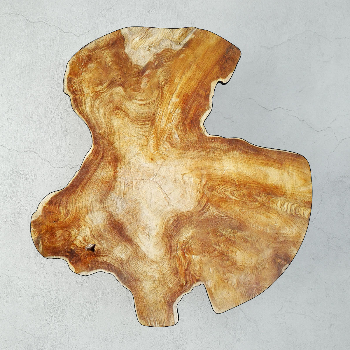 Organic Teak Root Table 2 3D model_3