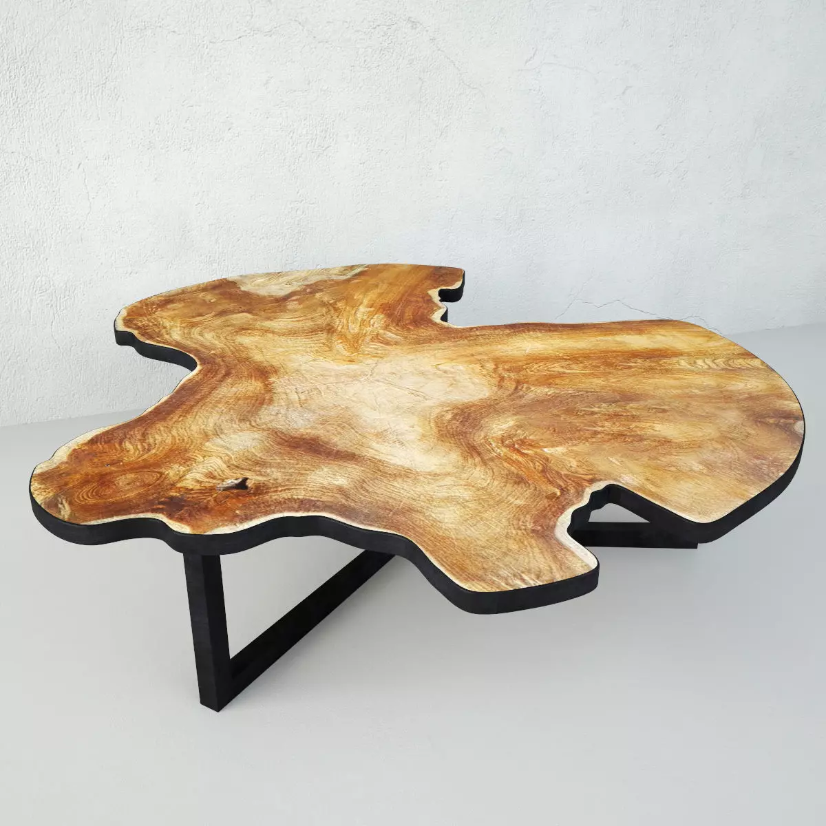 Organic Teak Root Table 2 3D model_0
