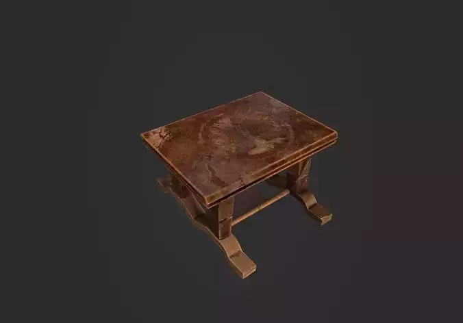 table modern medieval furniture stylized 