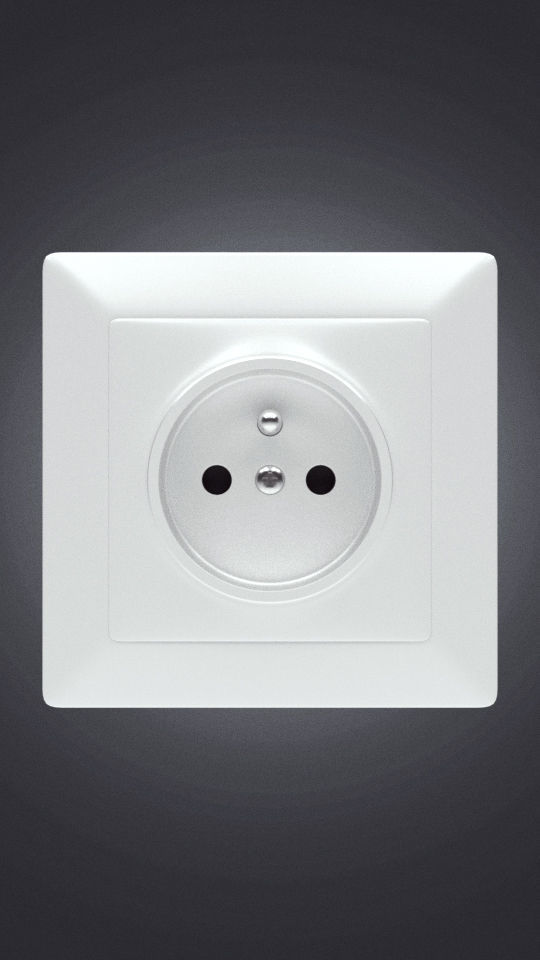 Electric socket and light switch and other props 3d models 3D model_3