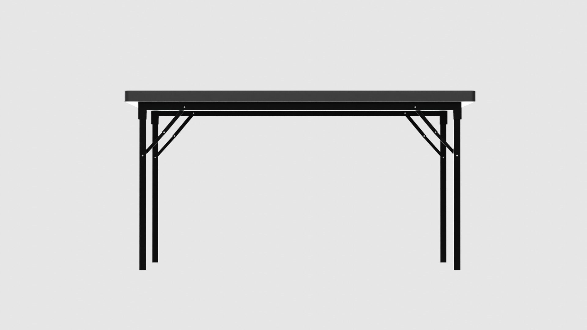 Folding Table 3D model_3