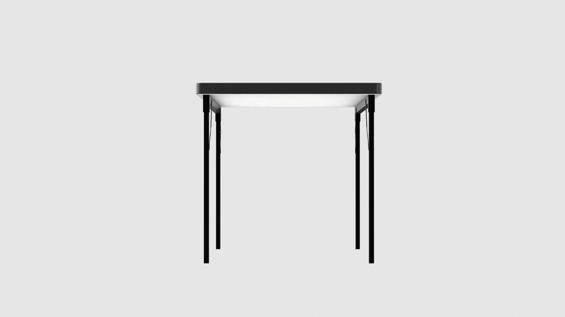 Folding Table 3D model_4