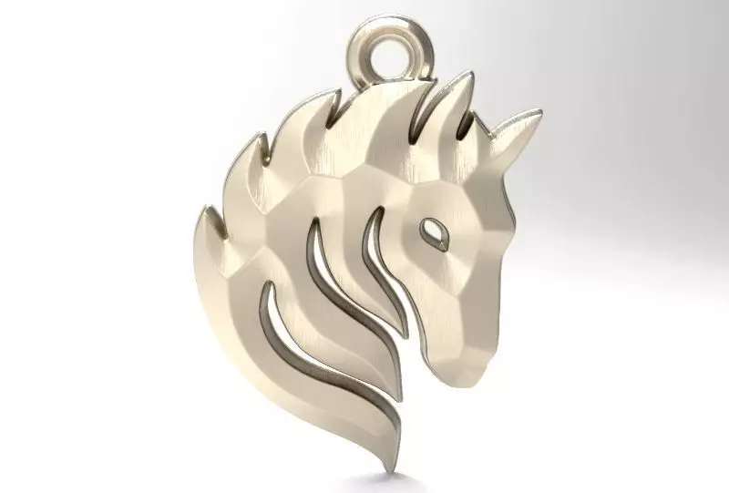 Horse pendant 3 3D print model