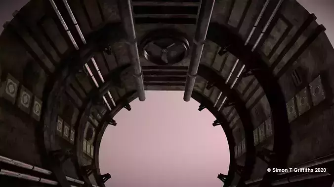 sci-fi tile-able corridor