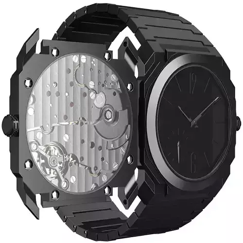 Bulgari Octo Finissimo Automatic Ceramic 3D model