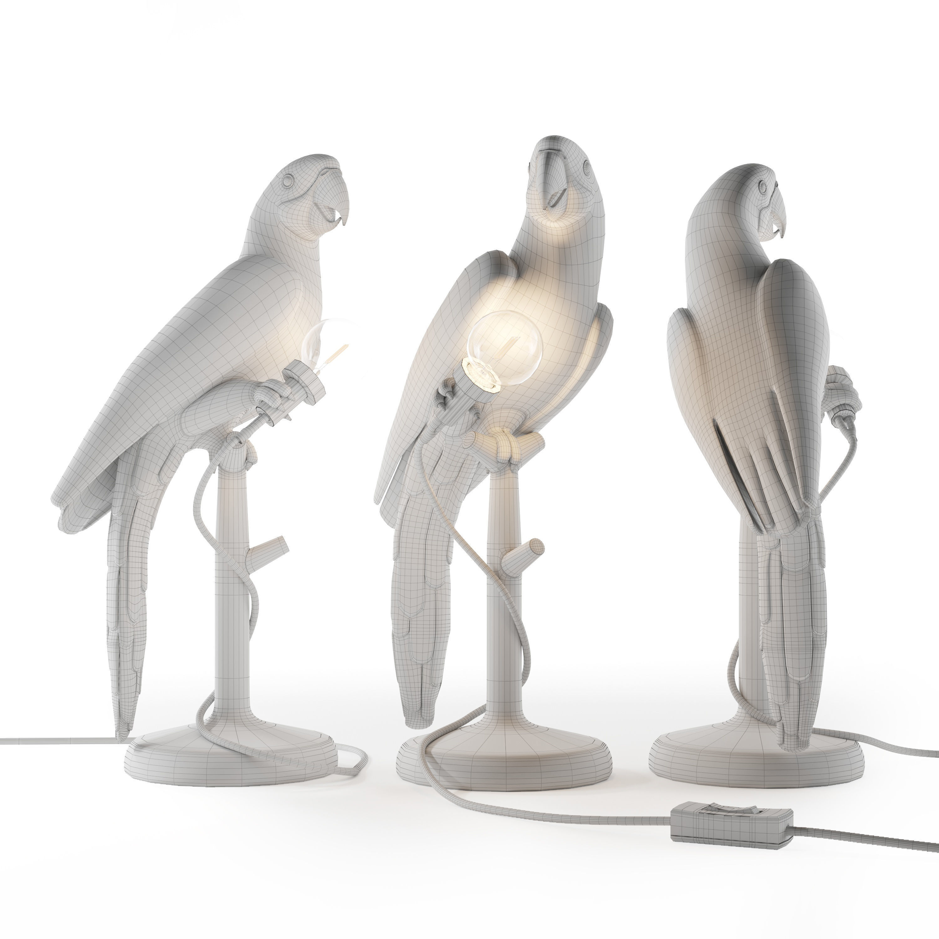Seletti Polly Parrot 3D model_3